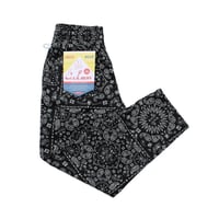 COOKMAN シェフパンツ Chef Pants Paisley Black [231-32832]