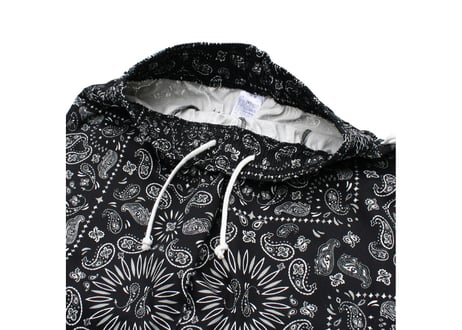 COOKMAN シェフパンツ Chef Pants Paisley Black [231-32832]