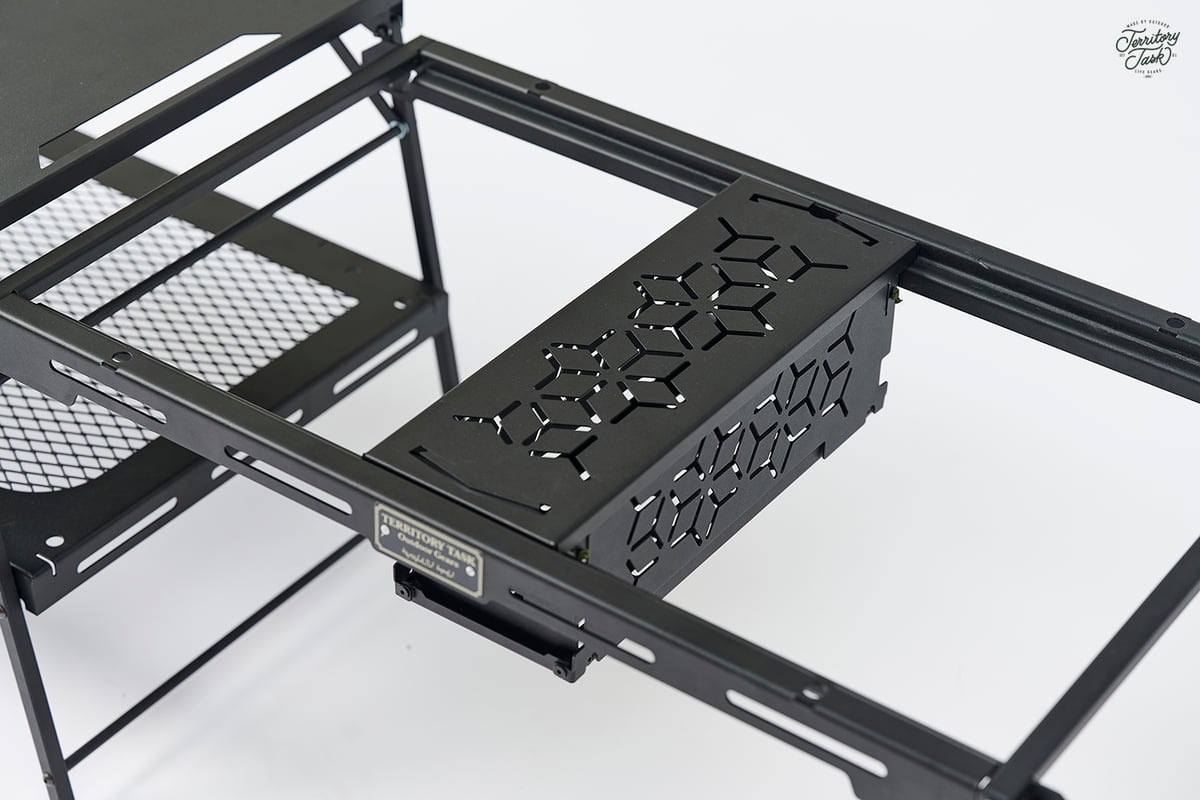 入手困難‼︎ Territory Taskワタリガラスサイドテーブル&専用棚セット Territory-Task（テリトリータスク） ワタリガラスサイド