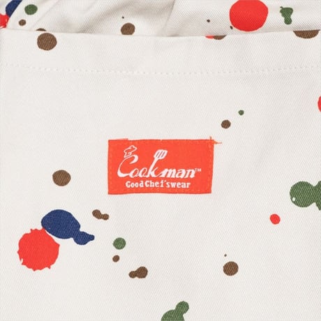 COOKMAN シェフパンツ Chef Pants Sauce Splash Beige [231-32854]