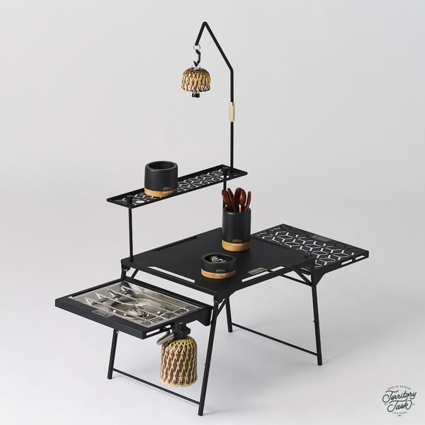 テリトリータスク　IGTテーブル ワタリガラスサイドテーブル拡張ストーブフレーム(IGT対応