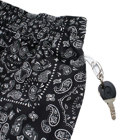 COOKMAN シェフパンツ Chef Pants Paisley Black [231-32832]