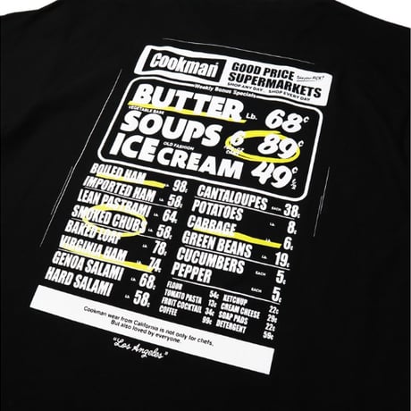 COOKMAN Tシャツ Supermarket [231-31093]