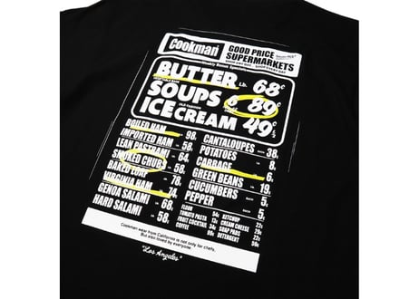 COOKMAN Tシャツ Supermarket [231-31093]