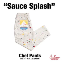 COOKMAN シェフパンツ Chef Pants Sauce Splash Beige [231-32854]