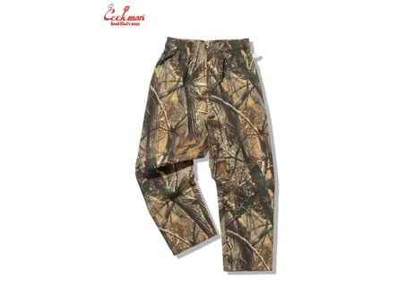 COOKMAN シェフパンツ Chef Pants Semiwide Timber Camo [231-61809]