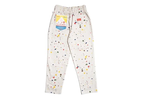 COOKMAN シェフパンツ Chef Pants Sauce Splash Beige [231-32854]
