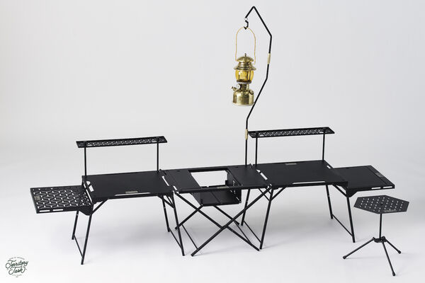 新品未開封 BLACK DESIGN タワースペース ウォールナット テーブル ワタリガラスサイドテーブル拡張板RAVEN SIDE TABLE EXTENSION