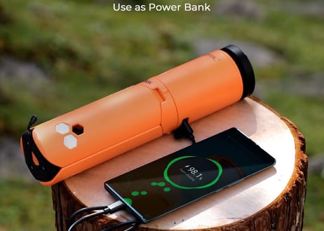 Outask収納式LEDランタン 【数量限定】ORANGE