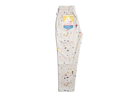 COOKMAN シェフパンツ Chef Pants Sauce Splash Beige [231-32854]