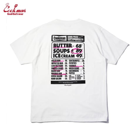 COOKMAN Tシャツ Supermarket [231-31093]