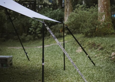 [＼] CAMPCORD 機能ガイロープ 2本セット（1.5m）