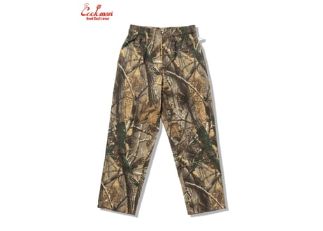 COOKMAN シェフパンツ Chef Pants Semiwide Timber Camo [231-61809]