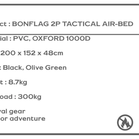 BONFLAG Tactical Air Bed 2P