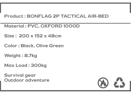 BONFLAG Tactical Air Bed 2P