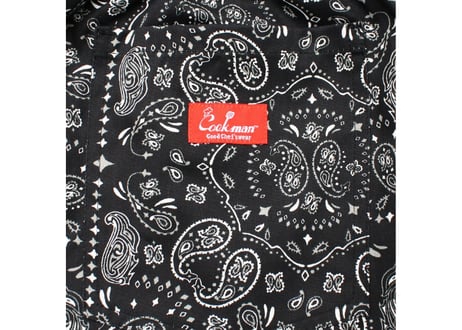 COOKMAN シェフパンツ Chef Pants Paisley Black [231-32832]