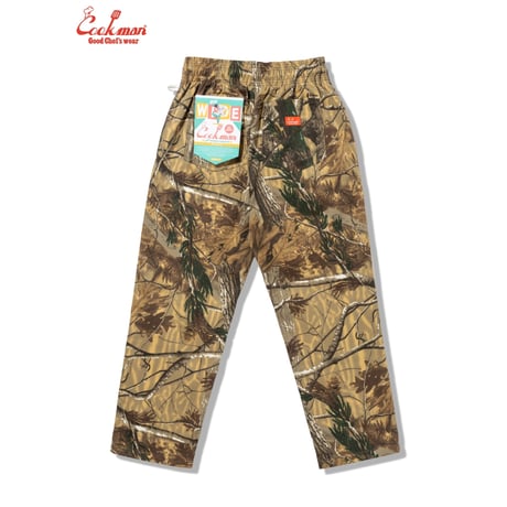 COOKMAN シェフパンツ Chef Pants Semiwide Timber Camo [231-61809]