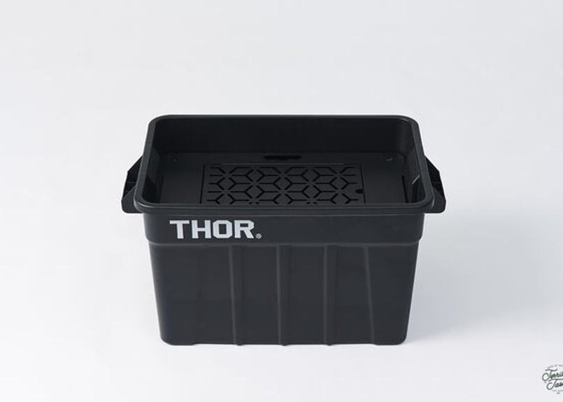 THOR 黒 プラスチック収納ボックス　75L 楽天市場】【スーパーSALEで使えるクーポンあります！】Thor