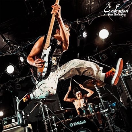 COOKMAN シェフパンツ Chef Pants Sauce Splash Beige [231-32854]
