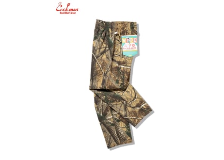 COOKMAN シェフパンツ Chef Pants Semiwide Timber Camo [231-61809]