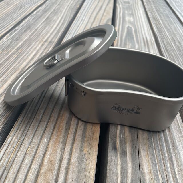 ZIVETALIAN チタンミニ飯盒カトラリーセット | Y's Camp Market