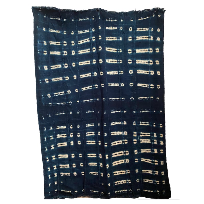 アフリカ　マリ　ドゴン族　藍染　アンティーク マリ共和国 ドゴン族 絞り藍染布 | MauWa Circle
