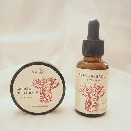 【WEB特別割引】スペシャルセット バオバブマルチバーム20g &バオバブオイル30ml