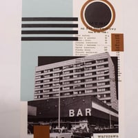 【ポーランド】ポストカード　ミルクバー・コラージュ