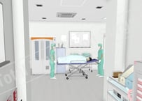 ＜手術室廊下2 (Operating room corridor2)＞ 640×360px（JPEG）