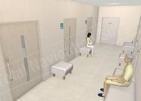 ＜クリニック廊下2 (Clinic corridor 2)＞ 640×360px（JPEG）