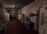 ＜手術室廊下（ホラーバージョン）8 (Ope room corridor of horror 8)＞ 640×360px（JPEG）