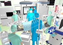＜手術室俯瞰3 (Operating room - Bird's-eye view3)＞ 640×360px（JPEG）