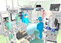 ＜手術室俯瞰1 (Operating room - Bird's-eye view1)＞ 640×360px（JPEG）