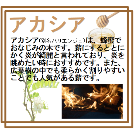 36㎝】アカシア100％ 4箱セット(100kg) キャンプ 薪ストーブ | 薪の睦