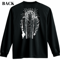 ドライLONG  TEE/ブラック【千手観音】