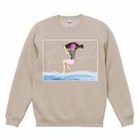 【販売終了】12.0oz ヘヴィーウェイトスウェット（裏起毛）/サンドベージュ【ZABTON】