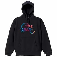 10.0oz プルオーバーパーカー（裏起毛）/ブラック【BIG LOGO】