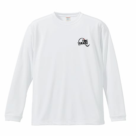 ドライシルキーLONG TEE/ホワイト【LOGO】
