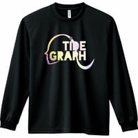 ドライLONG TEE/ブラック【BIG LOGO】