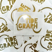 TIDE GRAPH  カッティングステッカー　＜ゴールド/シルバー＞