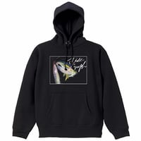 10.0oz プルオーバーパーカー（裏起毛）/ブラック【HIRAMASA】