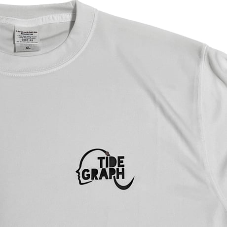 ドライシルキーLONG TEE/ホワイト【LOGO】
