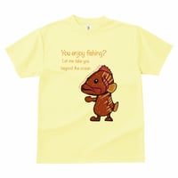 【販売終了】ドライT-shirt/ライトイエロー【きじはたくん】