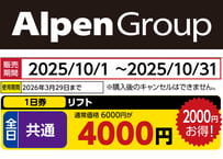 No.734【白樺湖ロイヤルヒルスキー場】全日 共通 リフト １日券