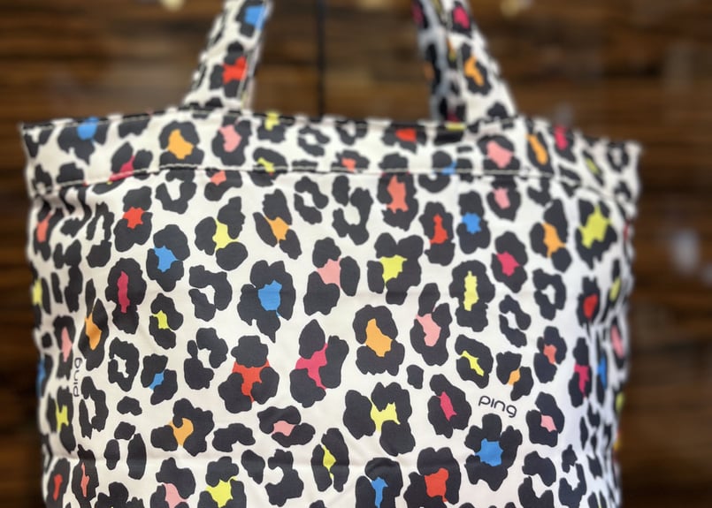PING/デザート ポップ レオパード ラウンドトートバッグ | NORD GOLF