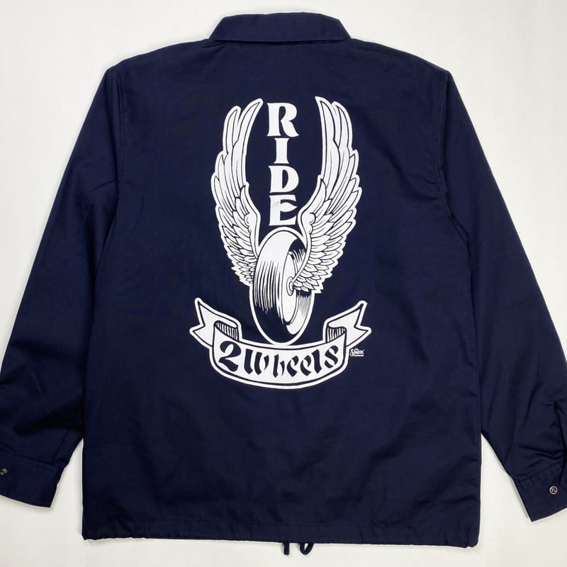 RIDE ジャケット Amazon | 八咫烏 コーチジャケット バイカー バイク アメ車 (S