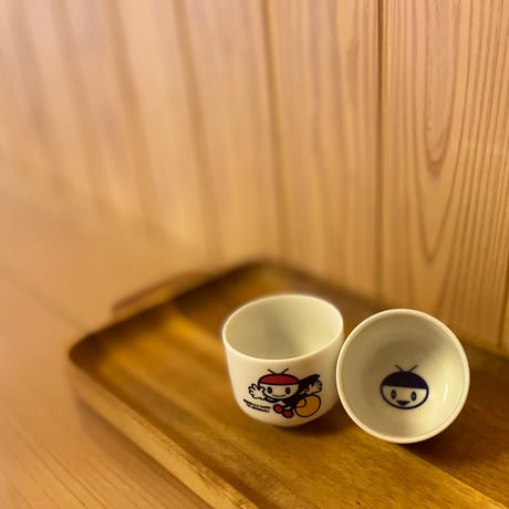 夜明け前×ぴっかりちゃん　コラボ５勺猪口【２個セット】