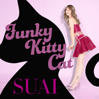 Funky Kitty Catステッカーセット（2種類1組セット）