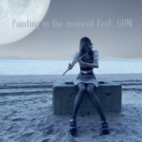 Painting in the moment ステッカー（2種類1組セット）