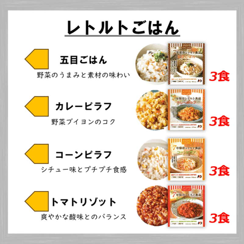 1週間plusセット 保存食 非常食 防災食 備蓄食 おすすめ ごはん パン 